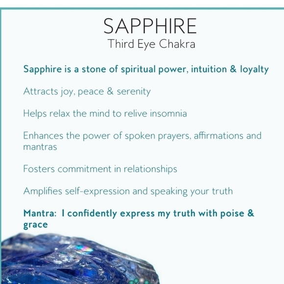 Raw Sapphire ring - Picture 9 of 11